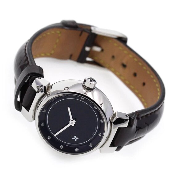 LOUIS VUITTON Tambour Q12M3 Bordeaux Dial Quartz Ladies Watch_828063 - Picture 6 of 6